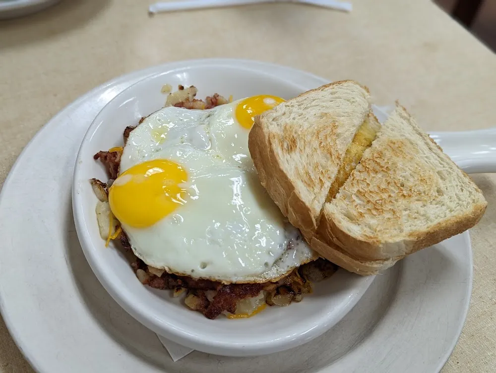 Chopped Steak and Eggs